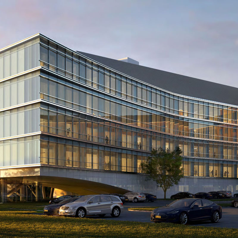 exterior of the Critical Care Tower